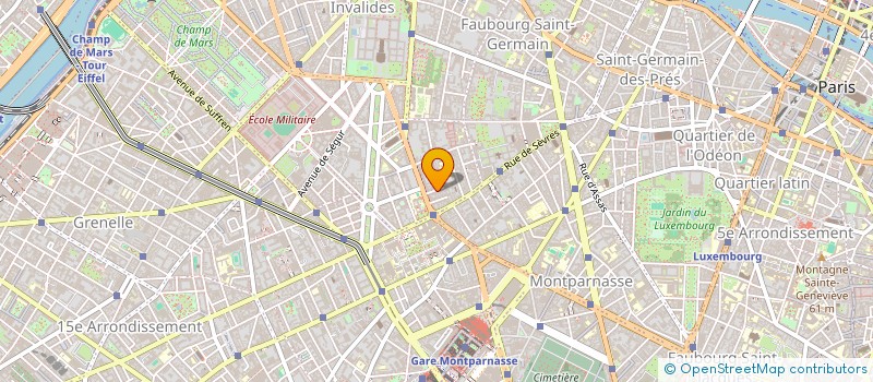 localisation de l'entreprise MONSIEUR MATTHIEU LAFONT  PARIS