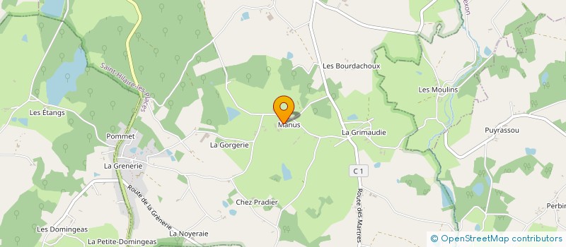 localisation de l'entreprise MONSIEUR MATTHIEU LAGORCE à SAINT-HILAIRE-LES-PLACES