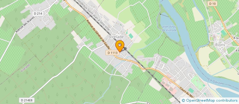 localisation de l'entreprise MONSIEUR MATTHIEU LALLOZ  VIRELADE