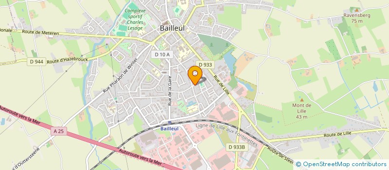 localisation de l'entreprise MONSIEUR MATTHIEU LAMERANT à BAILLEUL