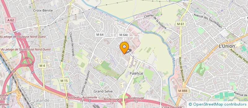 localisation de l'entreprise MONSIEUR MATTHIEU LAMETRI  LAUNAGUET