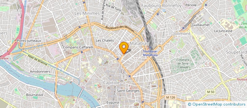 localisation de l'entreprise MONSIEUR MATTHIEU LANGLADE à TOULOUSE