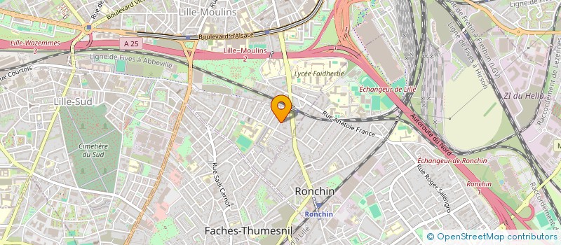 localisation de l'entreprise MONSIEUR MATTHIEU LANGLET à LILLE