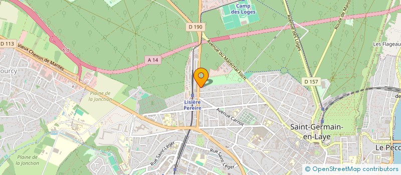 localisation de l'entreprise MONSIEUR MATTHIEU LAPIERRE  SAINT-GERMAIN-EN-LAYE