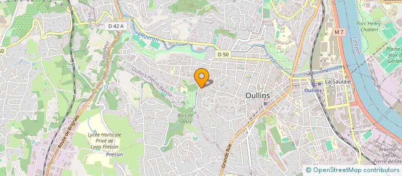localisation de l'entreprise MONSIEUR MATTHIEU LAPOPIN  OULLINS-PIERRE-BENITE