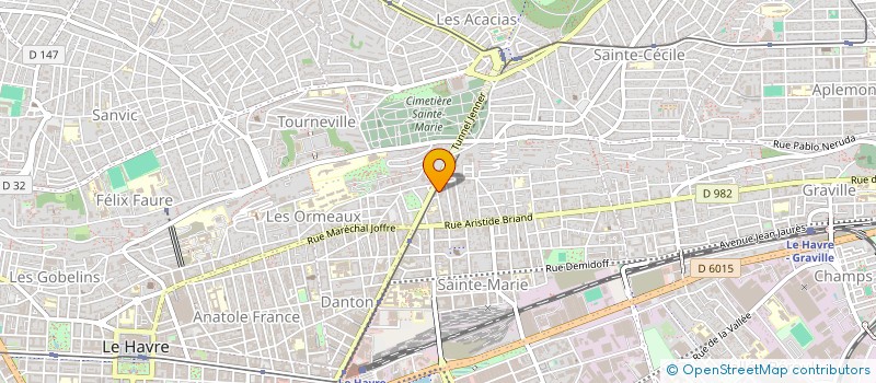 localisation de l'entreprise MONSIEUR MATTHIEU LAPORTE à LE HAVRE