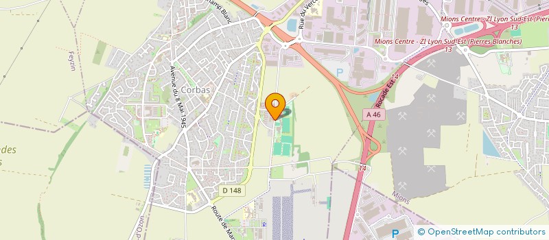 localisation de l'entreprise MONSIEUR MATTHIEU LARUE à CORBAS