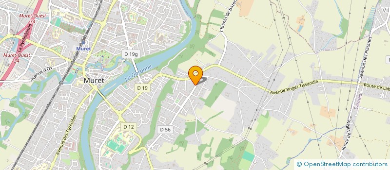 localisation de l'entreprise MONSIEUR MATTHIEU LATOCHA  MURET