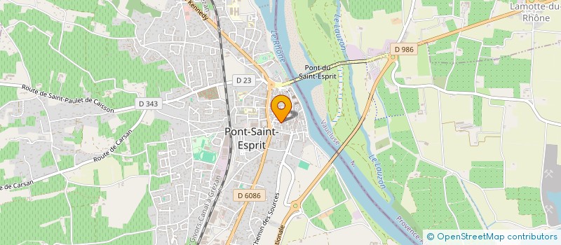 localisation de l'entreprise MONSIEUR MATTHIEU LAUGEOIS à PONT-SAINT-ESPRIT