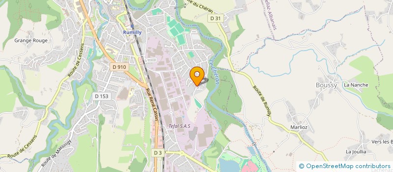 localisation de l'entreprise MONSIEUR MATTHIEU LAUGEROTTE  RUMILLY