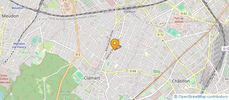 localisation de l'entreprise MONSIEUR MATTHIEU LAURENT à CLAMART