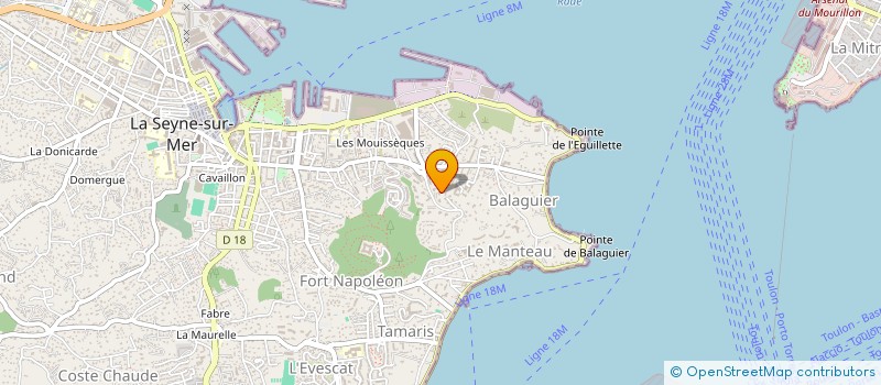 localisation de l'entreprise MONSIEUR MATTHIEU LAVALL à LA SEYNE-SUR-MER
