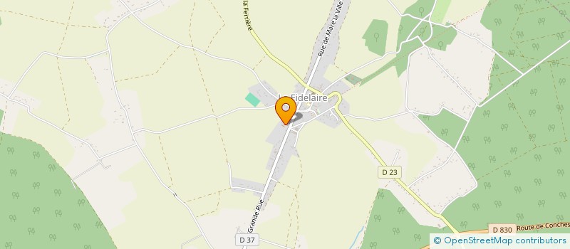 localisation de l'entreprise MONSIEUR MATTHIEU LE BIHAN  LE FIDELAIRE