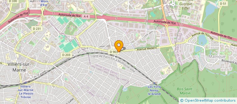 localisation de l'entreprise MONSIEUR MATTHIEU LE BRIS  MASSY