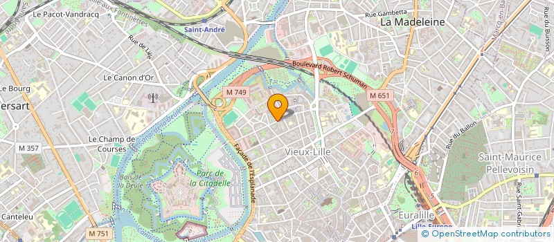 localisation de l'entreprise MONSIEUR MATTHIEU LE DELEY  LILLE