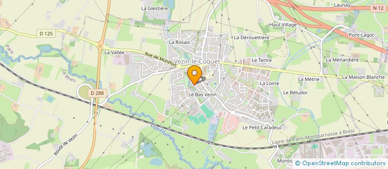 localisation de l'entreprise MONSIEUR MATTHIEU LE DRIAN  VEZIN-LE-COQUET