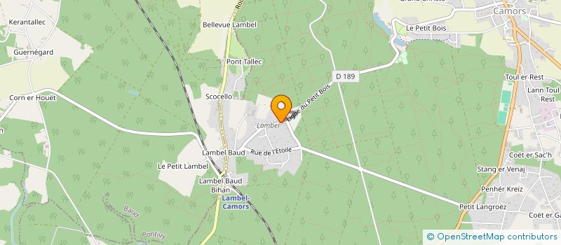 localisation de l'entreprise MONSIEUR MATTHIEU LE DUC  CAMORS