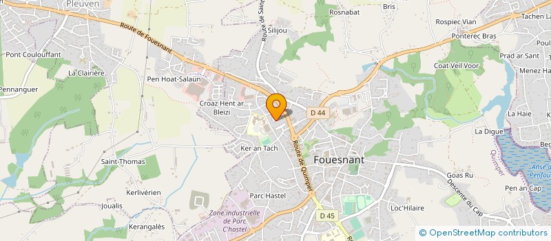 localisation de l'entreprise MONSIEUR MATTHIEU LE FUR  PLEUVEN