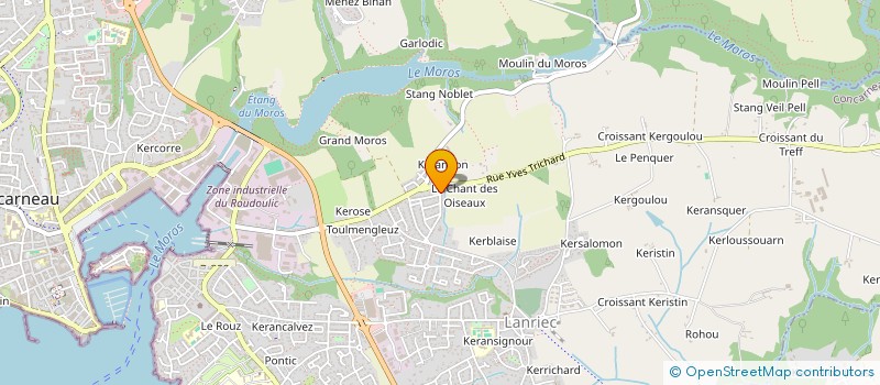 localisation de l'entreprise MONSIEUR MATTHIEU LE GALL à CONCARNEAU