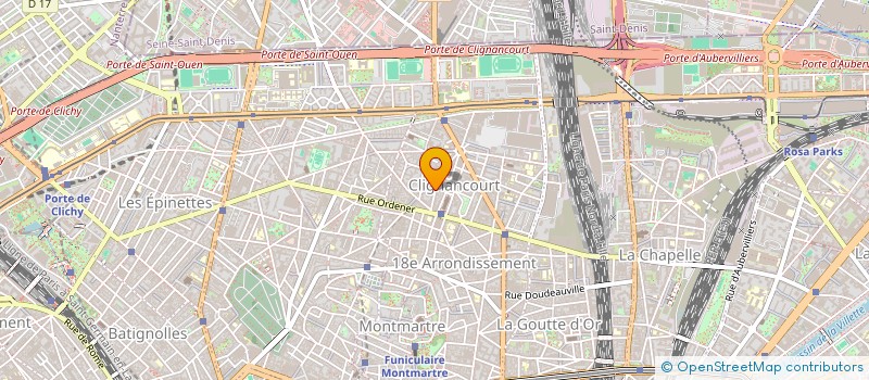 localisation de l'entreprise MONSIEUR MATTHIEU LE GOFF  PARIS