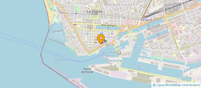 localisation de l'entreprise MONSIEUR MATTHIEU LE GUEN à LE HAVRE