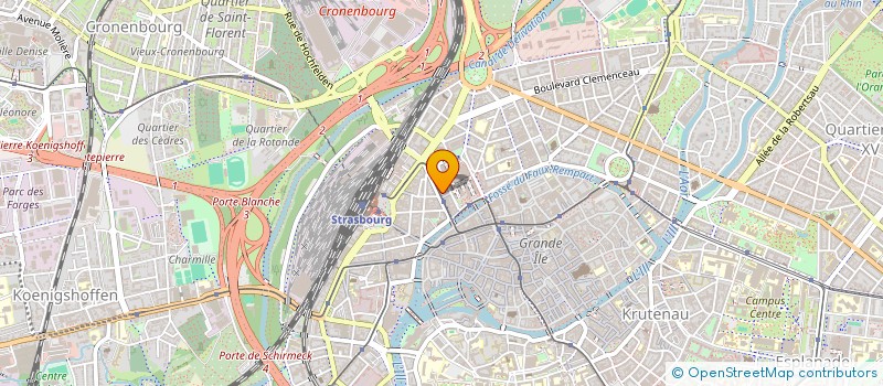 localisation de l'entreprise MONSIEUR MATTHIEU LE GUISCHER à STRASBOURG