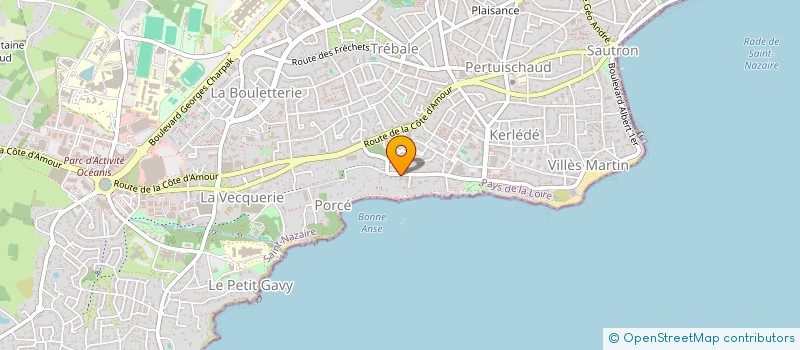 localisation de l'entreprise MONSIEUR MATTHIEU LE MAITRE  SAINT-NAZAIRE