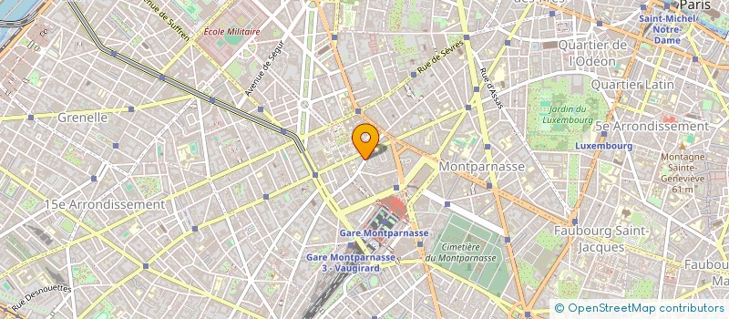 localisation de l'entreprise MONSIEUR MATTHIEU LE MONNIER à PARIS