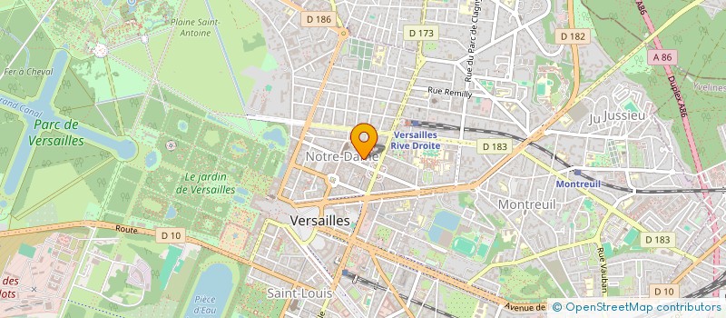 localisation de l'entreprise MONSIEUR MATTHIEU LE NENAON à VERSAILLES