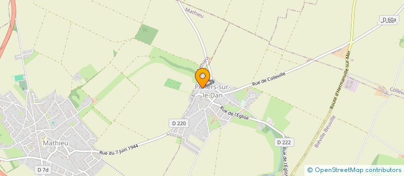 localisation de l'entreprise MONSIEUR MATTHIEU LE NORMAND  PERIERS-SUR-LE-DAN