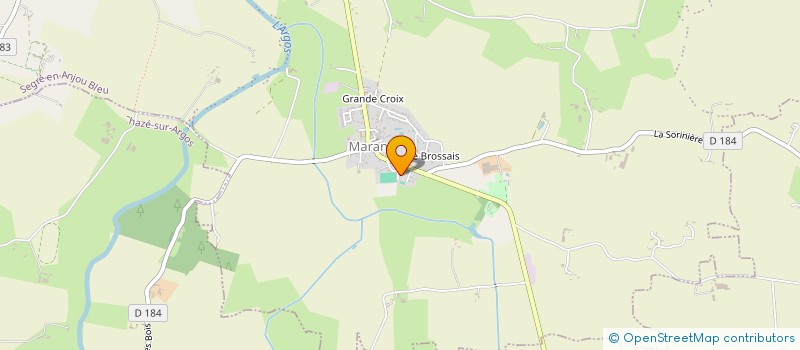 localisation de l'entreprise MONSIEUR MATTHIEU LE PRETRE  SEGRE-EN-ANJOU BLEU