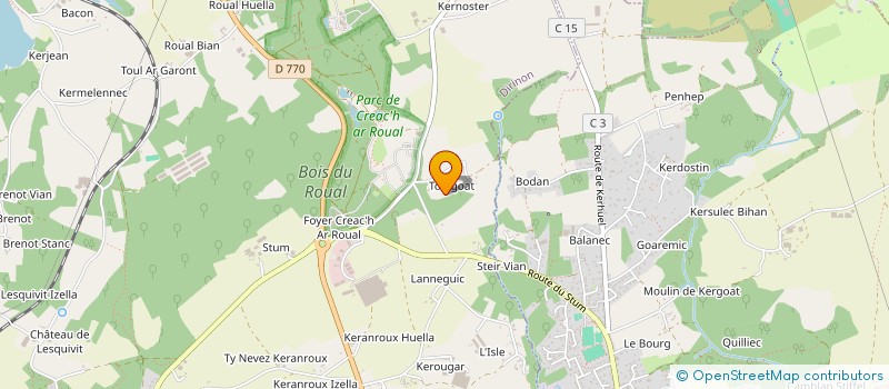 localisation de l'entreprise MONSIEUR MATTHIEU LE SONN  DIRINON