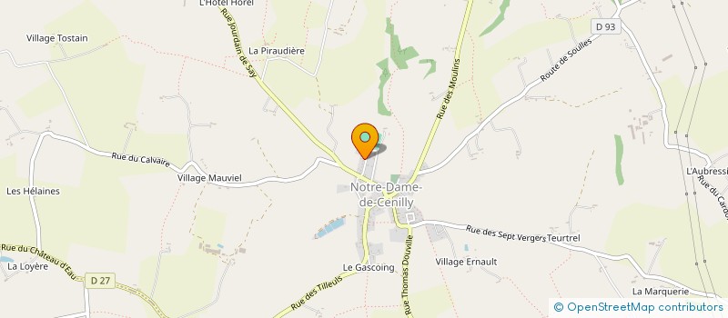 localisation de l'entreprise MONSIEUR MATTHIEU LEBEHOT  QUETTREVILLE-SUR-SIENNE