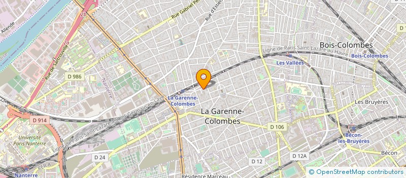 localisation de l'entreprise MONSIEUR MATTHIEU LEBLOND à LA GARENNE-COLOMBES