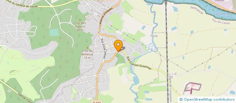 localisation de l'entreprise MONSIEUR MATTHIEU LECUYER  CUCQ