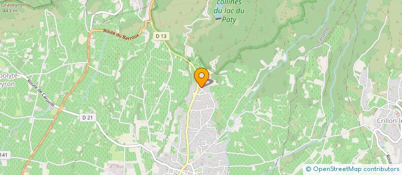 localisation de l'entreprise MONSIEUR MATTHIEU LEDDEE  CAROMB