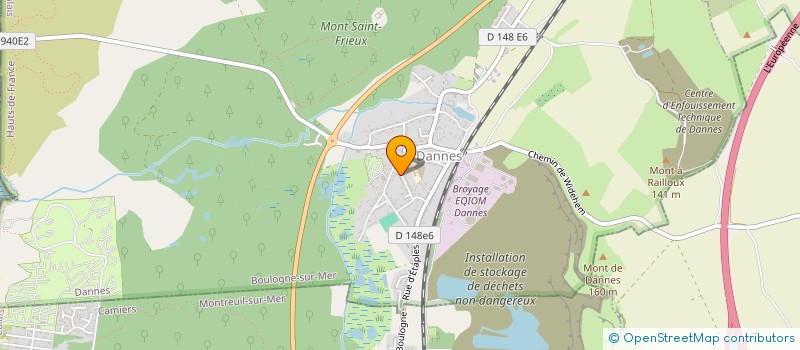 localisation de l'entreprise MONSIEUR MATTHIEU LEDUC  DANNES