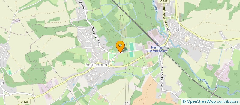 localisation de l'entreprise MONSIEUR MATTHIEU LEFEBVRE  BERTHECOURT