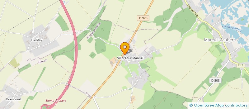 localisation de l'entreprise MONSIEUR MATTHIEU LEFORT  BELLANCOURT