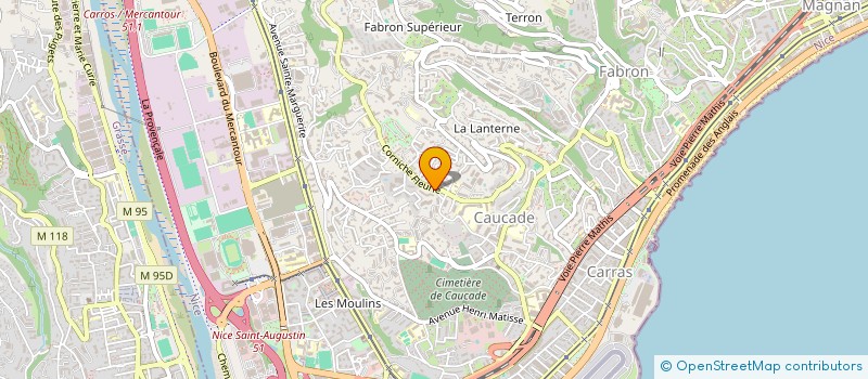 localisation de l'entreprise MONSIEUR MATTHIEU LEGER à NICE