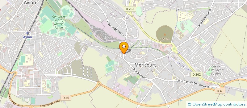 localisation de l'entreprise MONSIEUR MATTHIEU LEMAIRE  VIMY