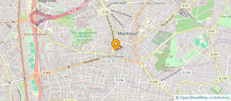 localisation de l'entreprise MONSIEUR MATTHIEU LEMARCHAND à MONTREUIL