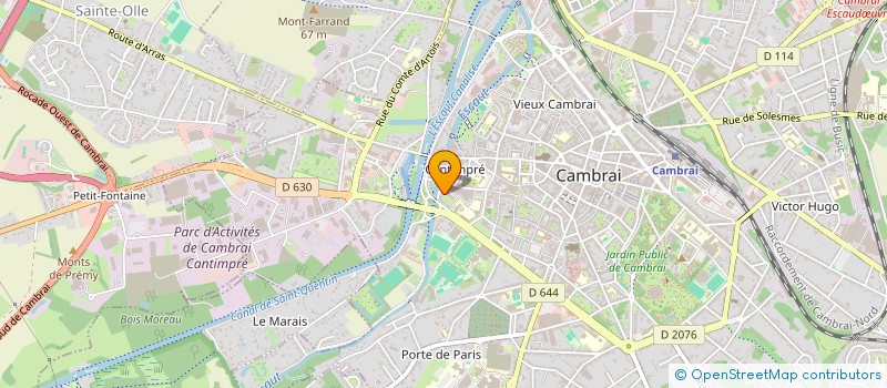 localisation de l'entreprise MONSIEUR MATTHIEU LENORMAND  CAMBRAI