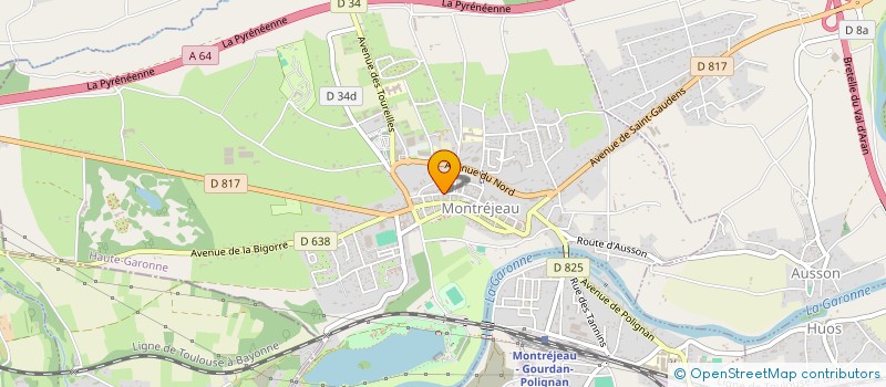 localisation de l'entreprise MONSIEUR MATTHIEU LERAY  MONTREJEAU