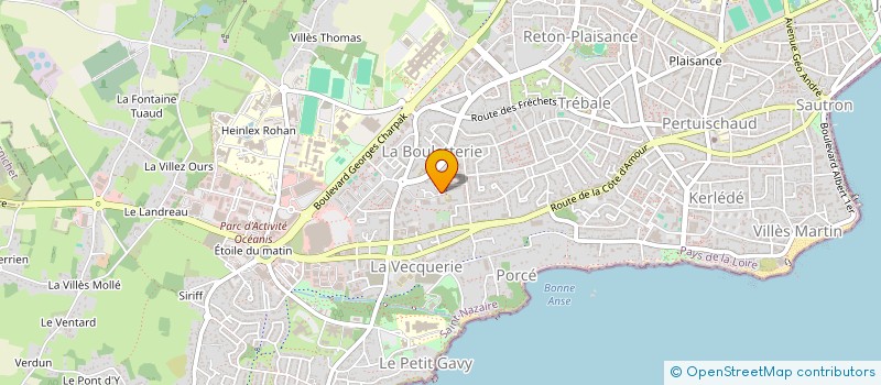 localisation de l'entreprise MONSIEUR MATTHIEU LEROUX  SAINT-NAZAIRE