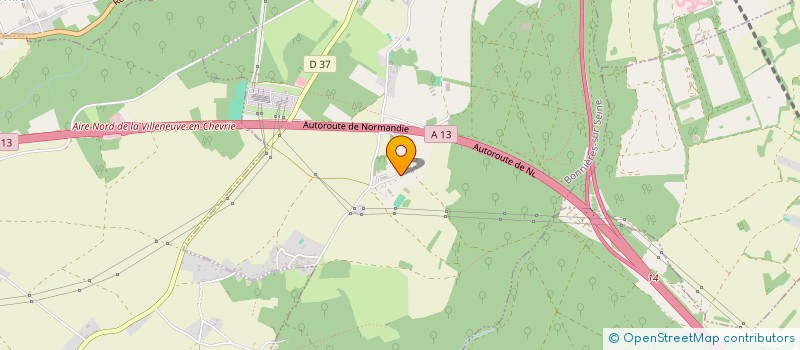 localisation de l'entreprise MONSIEUR MATTHIEU LESAGE  BONNIERES-SUR-SEINE