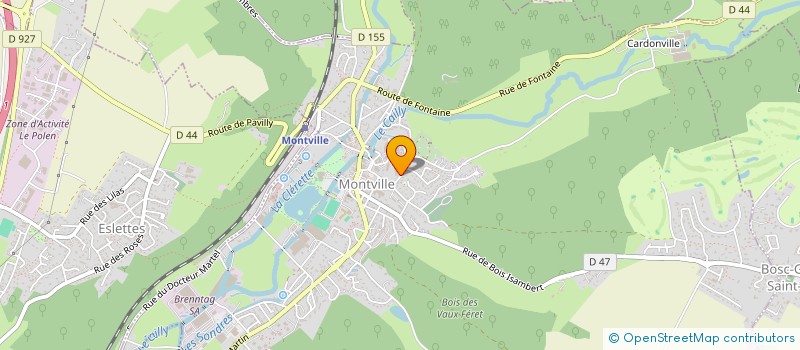 localisation de l'entreprise MONSIEUR MATTHIEU LETELLIER  MONTVILLE