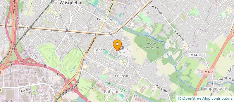 localisation de l'entreprise MONSIEUR MATTHIEU LEVEQUE  VILLENEUVE-D'ASCQ