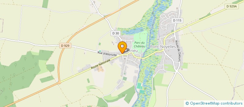 localisation de l'entreprise MONSIEUR MATTHIEU LIEVIN  QUERRIEU