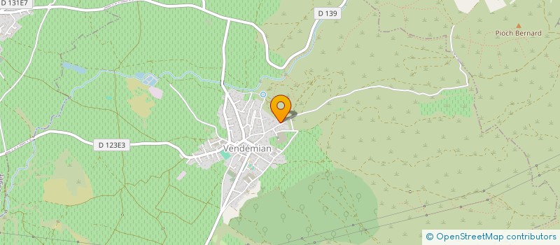 localisation de l'entreprise MONSIEUR MATTHIEU LIRON  VENDEMIAN